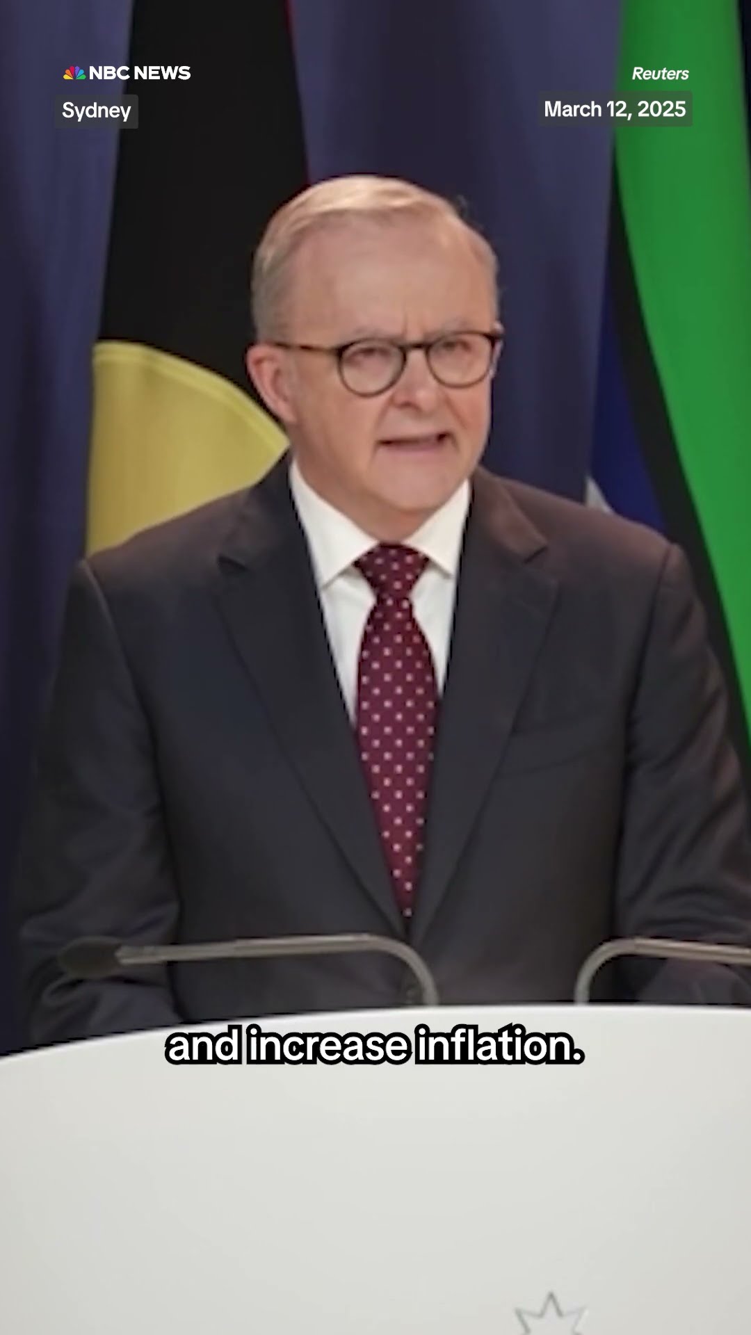 Australia says it will not impose reciprocal tariffs on the U.S.