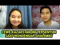 Cewe Kazakstan Ini Tersenyum Saat Mendengar Shalawat | Ome. Tv Internasional