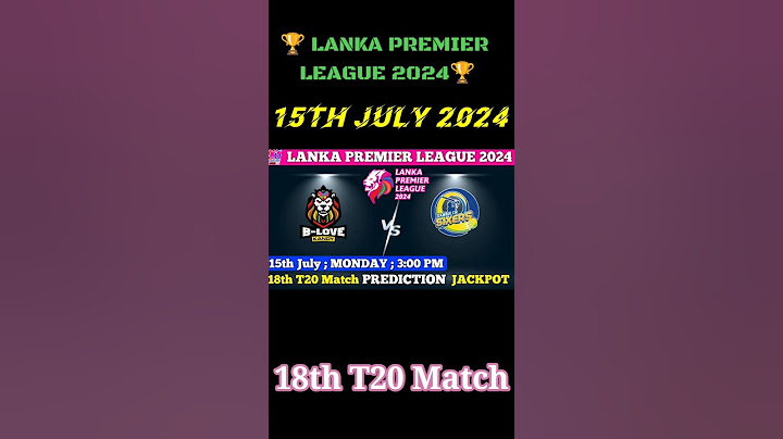 Dambulla Sixers vs B Love Kandy | 15th July 2024 | 18th T20 Match | #shorts #jackpotmatch #lpl