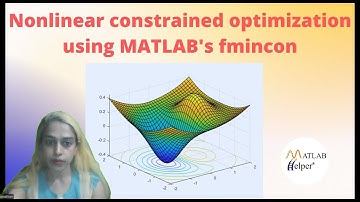 Nonlinear constrained optimization using MATLAB