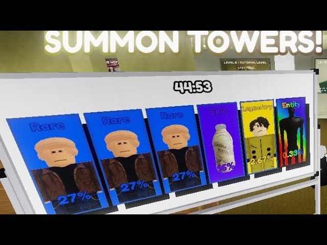 New Tower 🎃]📹 Backroom Tower Defense - Roblox