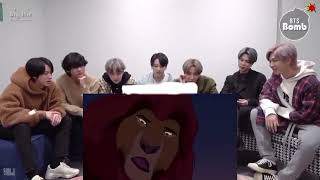 bts reaction lion king