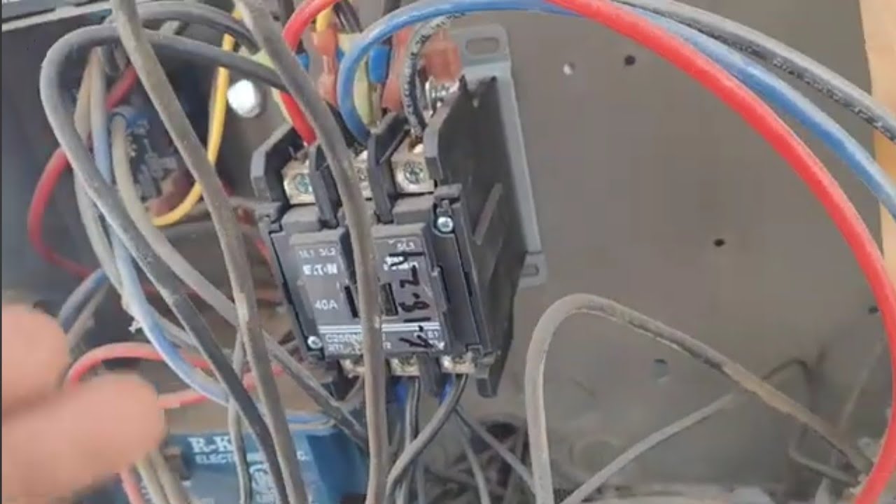 Most common contactor failure in cold weather! Contactor replacement ...