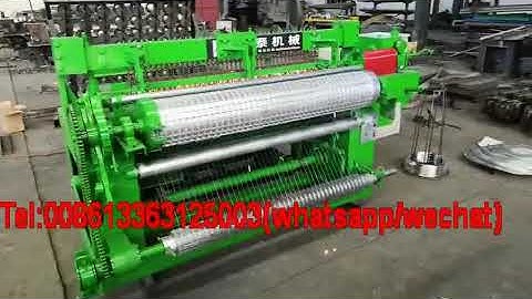 1.2m Full automatic welded wire mesh machine can make 2 rolls at same time