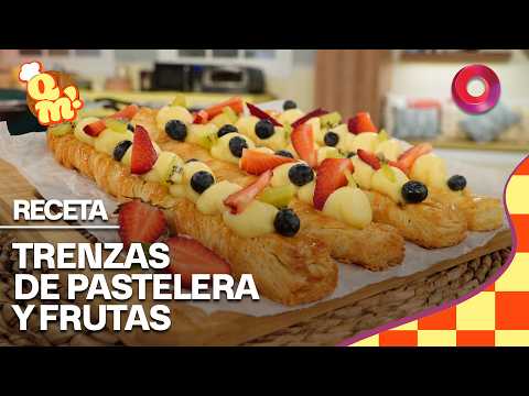 Learn how to make these incredible pastry cream and fruit braids | #WhatAMorning | Recipe