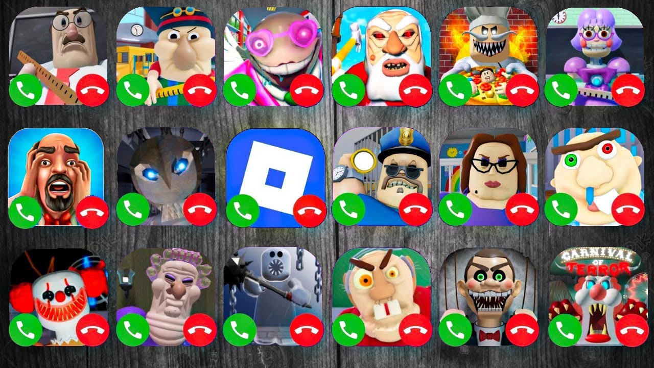 Betty's Nursery.MR YUMMY'S . Papa Pizza's. MR.Funny's..SIR SCARY'S.Carnival of Terror...