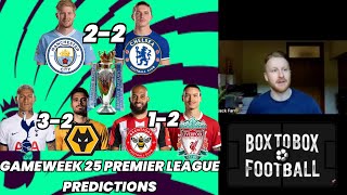 PREMIER LEAGUE 23/24 GAMEWEEK 25 PREDICTIONS | Man City 2-2 Chelsea?, Spurs 3-2 Wolves￼ #ad #EPL