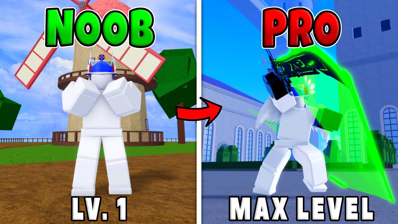 LEVEL 1 NOOB WITH A DARK BLADE! Roblox Blox Fruits 