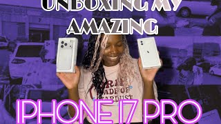 Unboxing IPhone 17 pro + Samsung galaxy fit 3 + unpacking clothes 