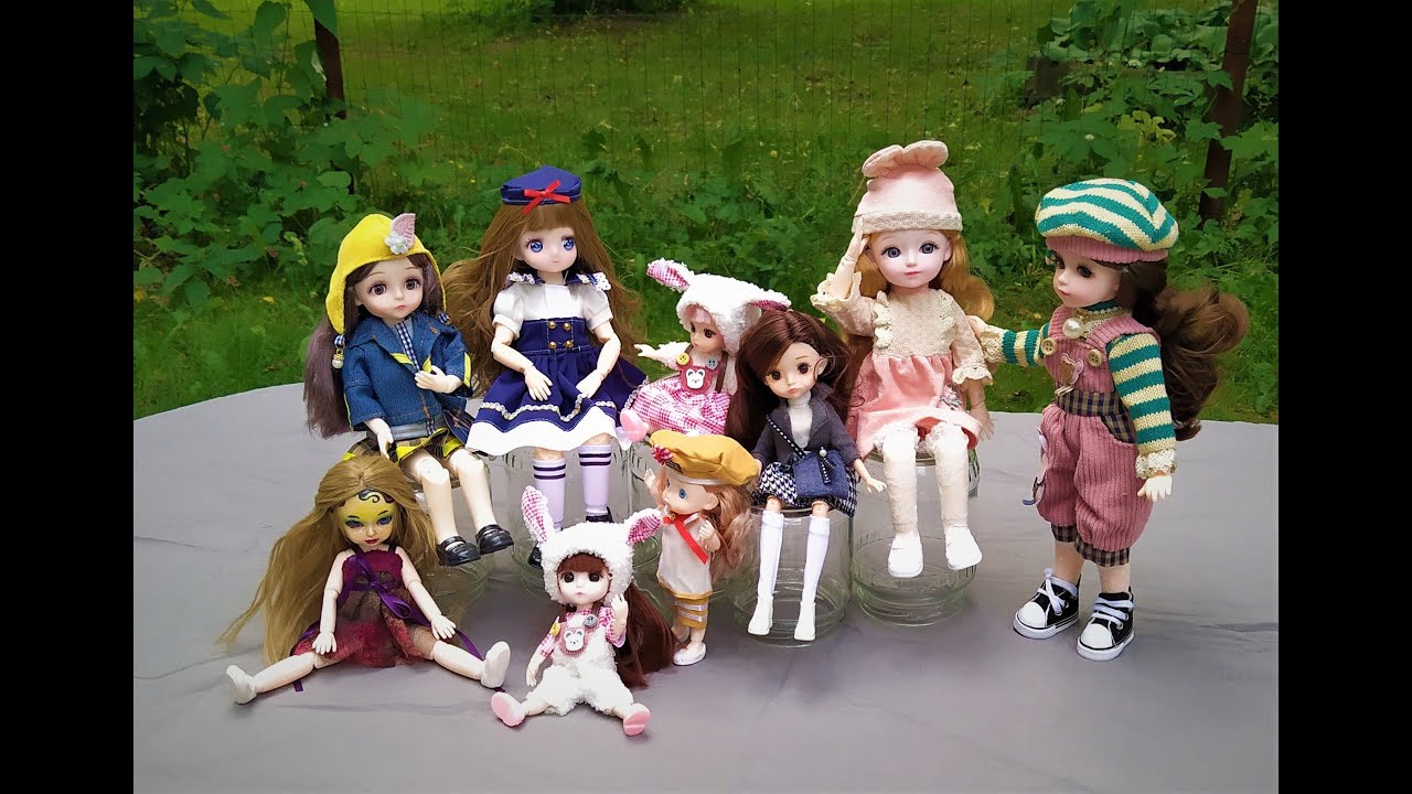 Some cool plastic and vinyl BJD dolls from Aliexpress, links in description