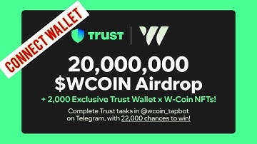 W-coin | How To Connect Wallet and Do The Task (Trust Walllet)