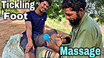 ASMR Foot Massage for TICKLISH Feet (Tingly Relaxation, No Talking)*