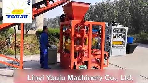 QTJ4 26 block machine easy operate simple brick making machine in 2020