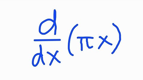 Derivative of (pi)(x) | Derivatives Ep. #2