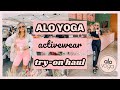 SPRING 2020 TRY-ON HAUL 🌸 // trying on all the brand new Alo Yoga!