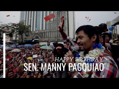 Happy Birthday Senator Manny Pacquiao | Bongbong Marcos