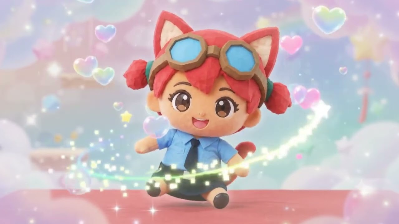 【蛍様】けも耳カチューシャ（ちびぐるみ） 💤中の夢の中の🎮で、ちびぐるみがキャンディに変身する