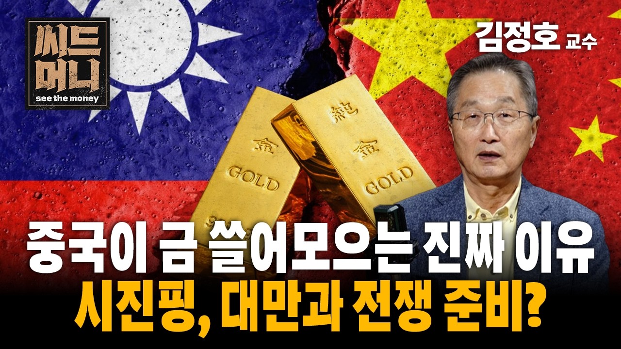 중국이 금 쓸어모으는 진짜 이유 시진핑, 대만과의 전쟁 준비? (서강대 경제대학원 김정호 교수)