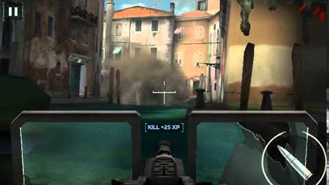 destroy helicopter  ( modern combat 5 )