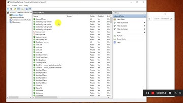 HOW TO MODIFY WINDOWS FIREWALL RULES,,