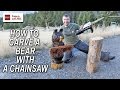 How to Carve A Bear with a CHAINSAW!