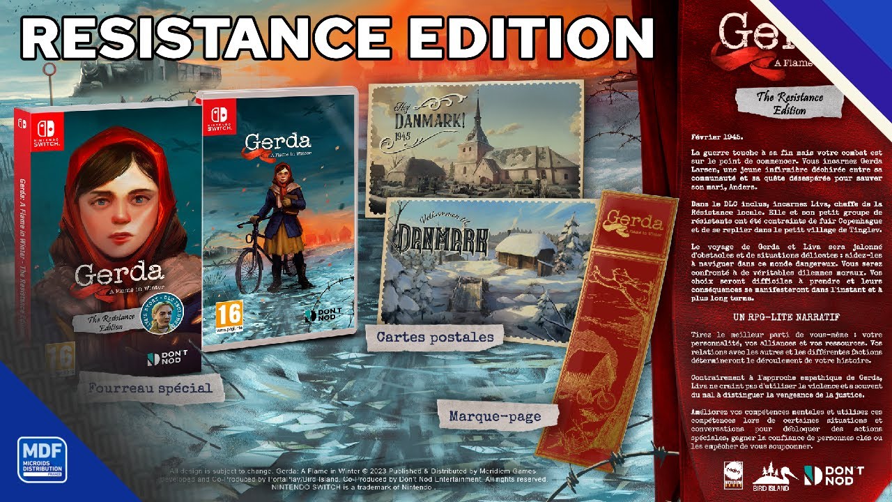 L'édition spéciale de Gerda: A Flame In Winter se date au 23 novembre