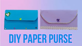 DIY Cute Paper Purse | Origami Paper Purse | Easy and Simple Craft Idea | Fancy Paper Purse