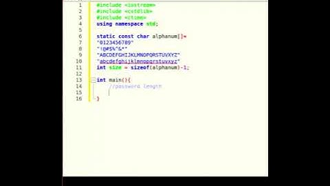 Password Generator in C++ | #shorts