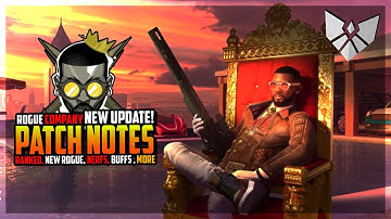 RANKED and NEW CHARACTER are HERE in Rogue Company - Update Patch Notes