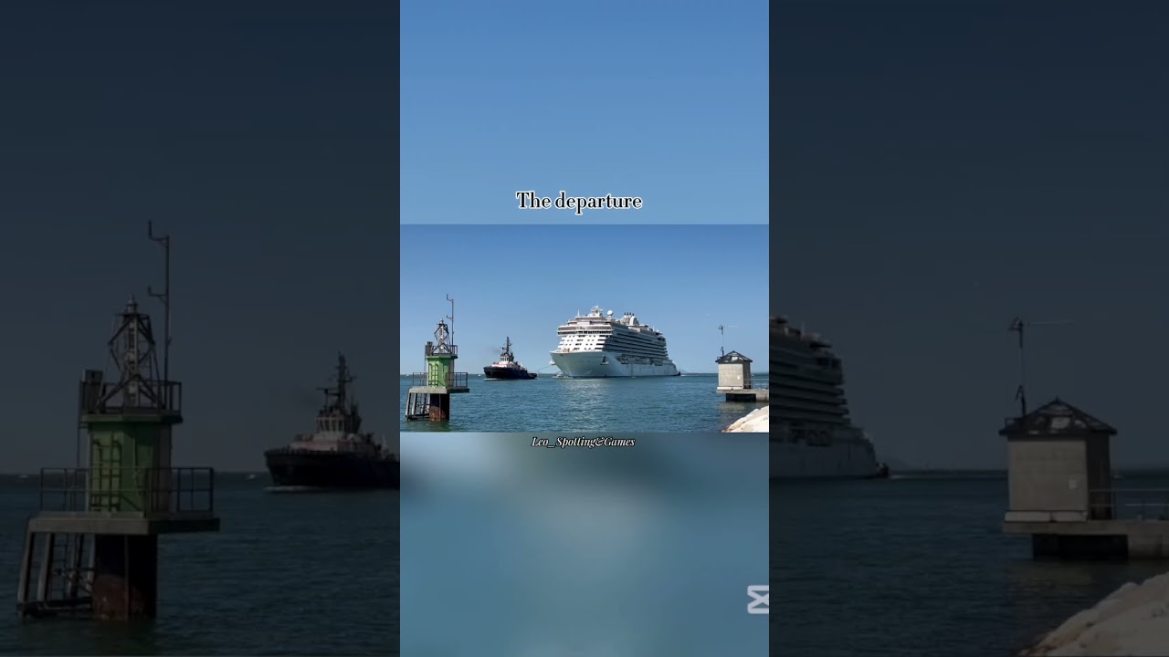 What is better? | #cruise #edit #ship #shipspotting #viral #return #departure #sailing #pearitto
