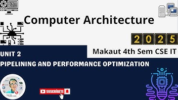 Unit 2 : Pipelining and Performance Optimization▶️Makaut Btech CSE IT 4th sem #computer #gate #coa