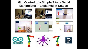 Explained in Stages: Arduino + Processing GUI Control of A Simple 3 Axis Robotic Manipulator