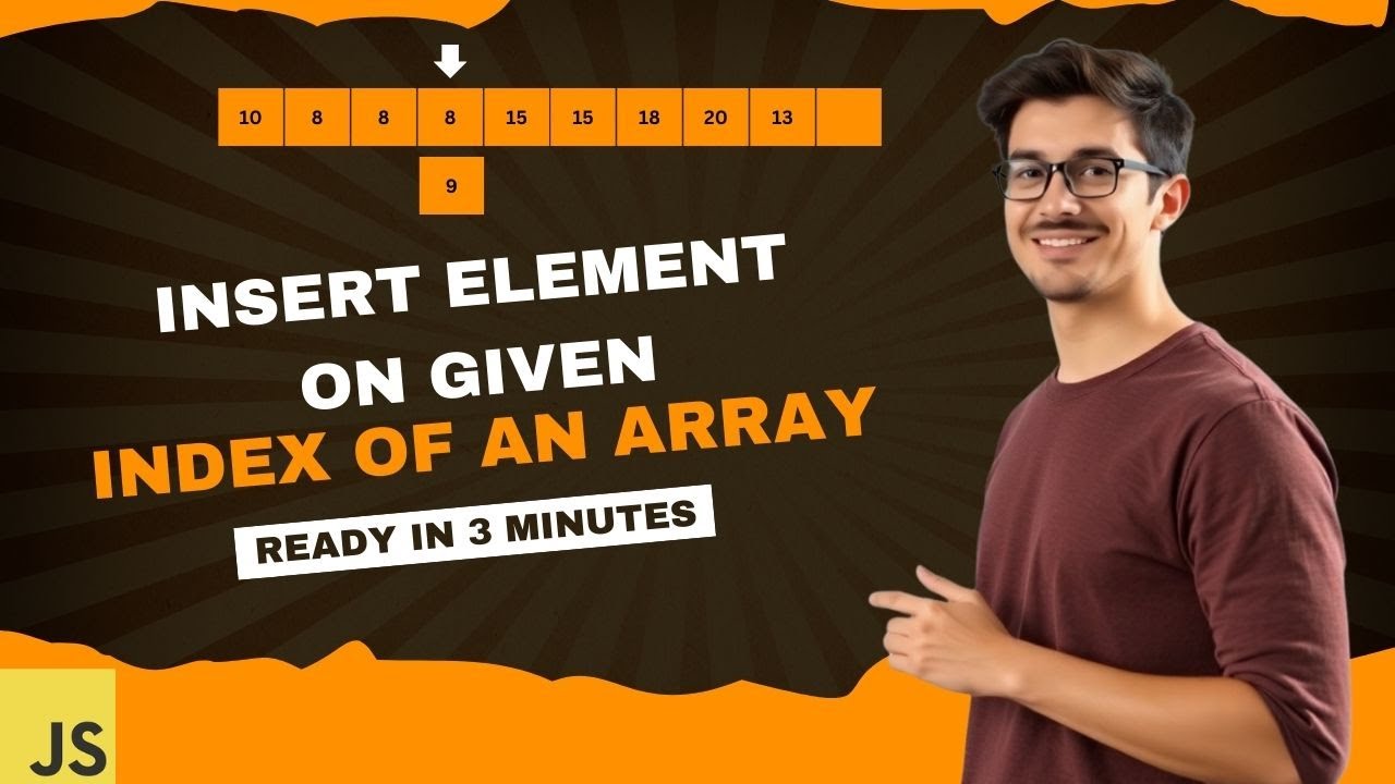 How to insert element at specific index in an Array. - YouTube