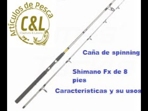 Caña Pesca Spinning Shimano Fx 6.6 Pies 8 17 Lb 2 Tramos