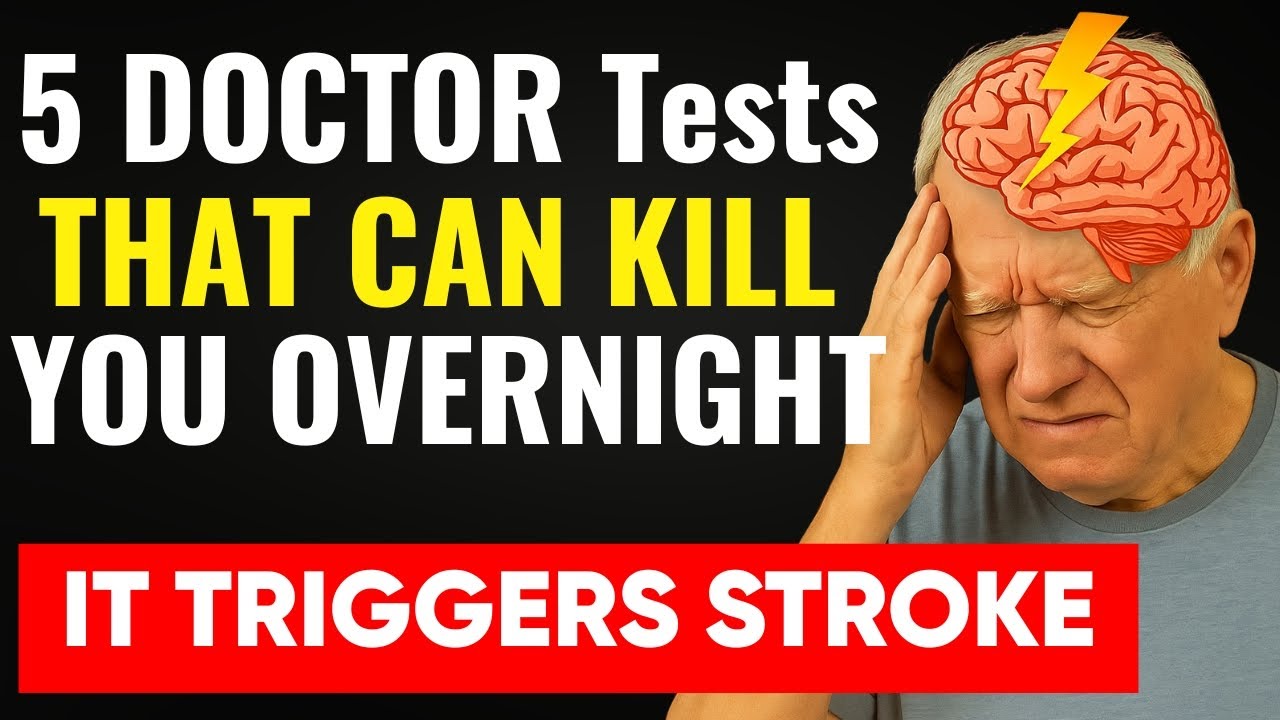 5 Common Tests That Trigger a Deadly Stroke Overnight After 65! | Senior Health Tips