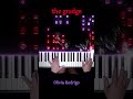 Olivia Rodrigo - the grudge Piano Cover #thegrudge #OliviaRodrigo #PianellaPianoShorts