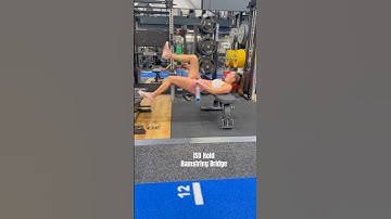 ISO Hold Hamstring Bridge (on bench)