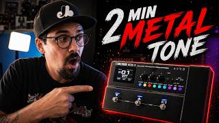 CAN THE BOSS GX-1 GET ME A SHOW-READY  METAL TONE IN A COUPLE OF MINUTES?