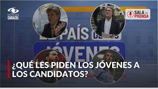 Los candidatos presidenciales se enfrentan a El país de los jóvenes, de Noticias Caracol