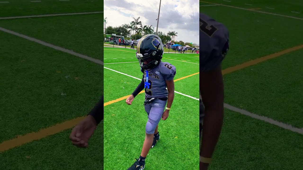 Miami garden ravens 11u getting ready to face Boynton 11u 