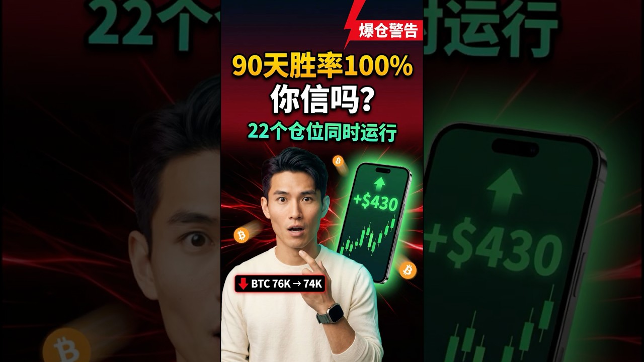 90天胜率100% AI量化交易