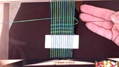 Two-Heddle Bookmarks: Weaving with Two Shuttles