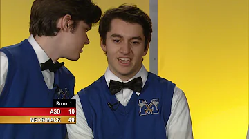 Quarterfinal Match 1 - Merrimack Vs. Academy for Science and Design - Granite State Challenge