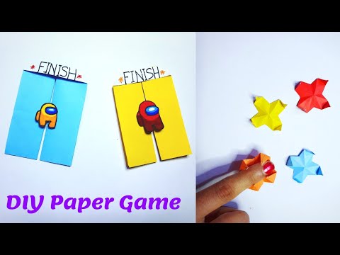 Easy Paper Game for Kids| Paper Game for Fun| Paper Moving Toys| Kids Paper Crafts