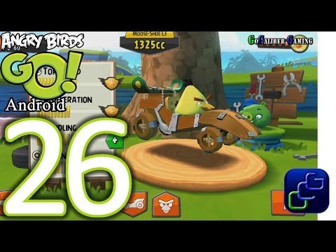 Angry Birds GO! Android Walkthrough - Part 26 - STUNT: Track 3 - Chuck