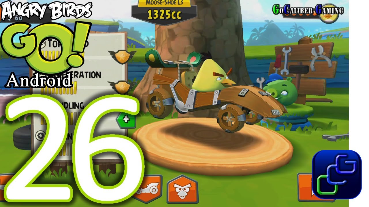 Angry Birds GO! Android Walkthrough - Part 26 - STUNT: Track 3 - Chuck -  YouTube