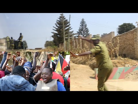 MGOMBEA URAIS CHAUMMA APOKELEWA NA ULINZI WA POLISI BARABARANI KUELEKEA MLIMBA MSELA NIMEJIPANGA