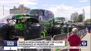 Make-A-Wish families get unforgettable experience at Monster Jam