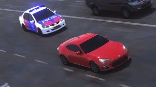 Remake 2023: Low Poly Blender Animation Police Chase