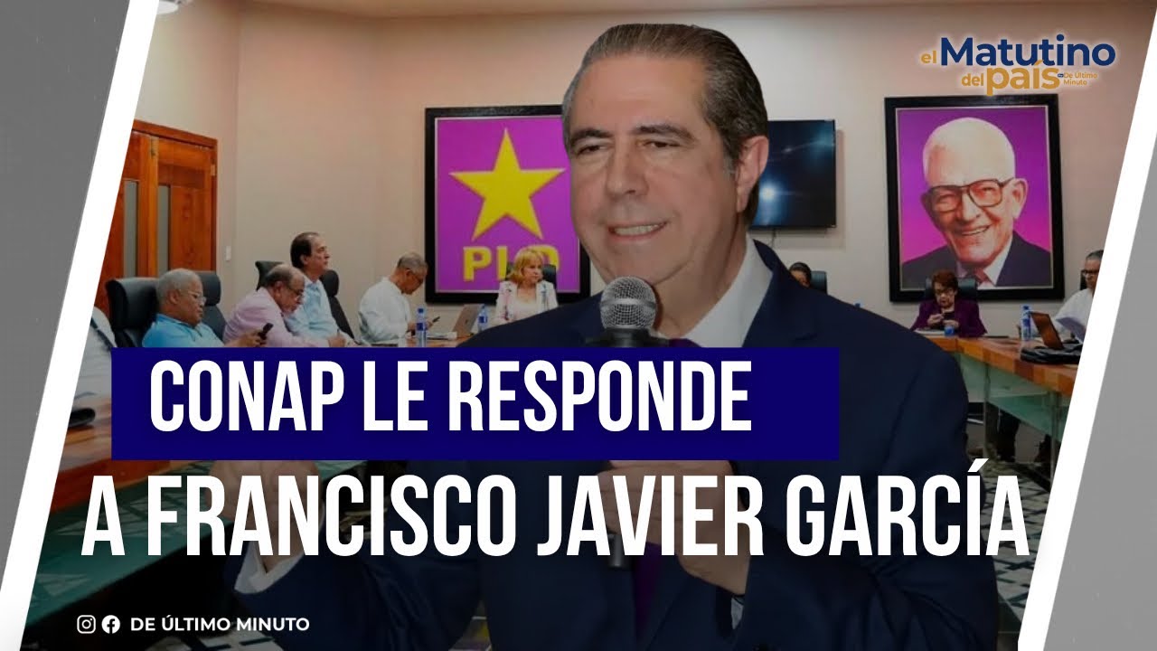 CONAP RESPONDS TO FRANCISCO JAVIER GARCÍA